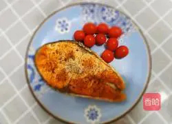 Illustration of how to make dry-fried salmon 6