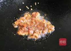 Illustration of how to make fried pork slices with bitter melon 7