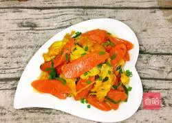 Illustration of how to make ham and scrambled eggs 7