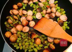 Changzhou Straw Mushroom Beans Recipe Illustration 6