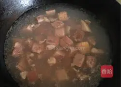 Illustration of how to make beef brisket rice with sauce 2