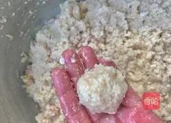 Illustration of how to make fried white radish balls 8