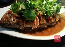 Illustration of how to make sweet and sour seabass 15