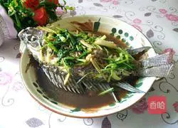 Illustration of how to make steamed tilapia 8