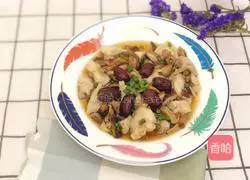 # steamed vegetables# Illustration of how to make steamed chicken legs with mushrooms 8