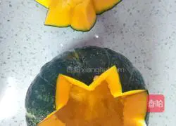 Seafood Fried Rice Pumpkin Cup Recipe Illustration 2