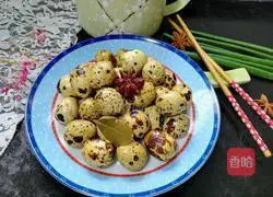 Illustration of how to make spiced quail eggs 8