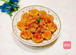 Illustration of how to make corn and tomato fish fillets 17