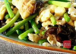 How to make scrambled eggs with garlic sprouts Illustration 14