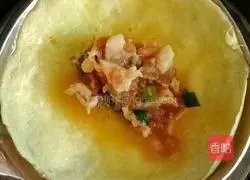 Illustration of how to make egg-stuffed meat 7