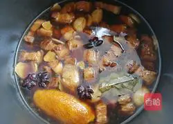 #Hebei cuisine#Pork stewed vermicelli recipe illustration 17