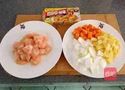 Illustration of how to make curry chicken nuggets 1