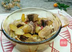 Illustration of how to make steamed duck with ginger mother 5