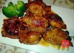 Illustration of how to make boneless chicken wings wrapped with vegetables 6