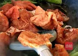 Illustration of how to make spinach with gluten 7