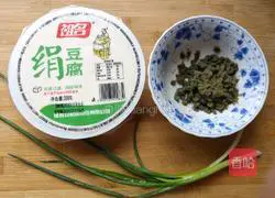 Illustration of how to make steamed tofu with shrimp 2