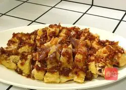 Illustration of how to make the scallion-glazed chicken from Xiangcry next door 7