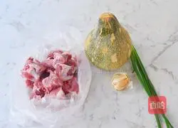 Steamed pork ribs with pumpkin Practice illustration 1