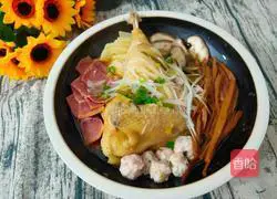 Illustration of how to make steamed chicken 12