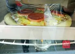 Home version of Hawaiian pizza recipe illustration 11