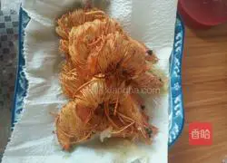 金Illustration of how to make silk-wrapped prawns 13