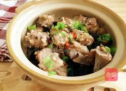 Illustration of how to steam fungus with spareribs 11