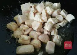 Illustration of curry chicken diced 6