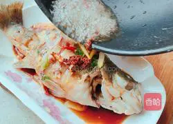 Illustration of steamed seabass 4