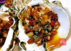 Illustration of grilled oysters 7