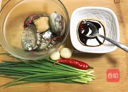 Illustration of how to make steamed abalone 1