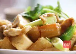 Illustration of how to stir-fry razor clam meat with dried beans 14