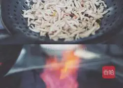 Slippery Illustration of how to make fried shredded chicken 13