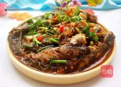 Illustration of braised yellow catfish 19