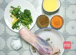 Illustration of delicious cumin roasted lamb leg 1