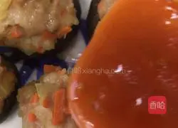 (Steamed vegetables) Illustration of how to make meat stuffed with mushrooms 11