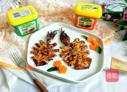 Illustration of how to make grilled squid with soy sauce 9