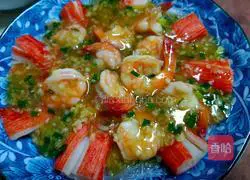 Illustration of how to make steamed crab meat sticks with rice flour 9