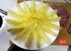 Illustration of how to make vermicelli baby cabbage (flowers bloom and prosper) 7