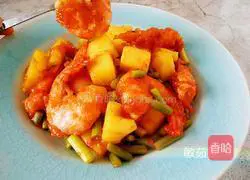 Illustration of how to make pineapple shrimp 17