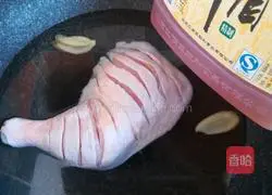 Illustration of braised chicken legs 1