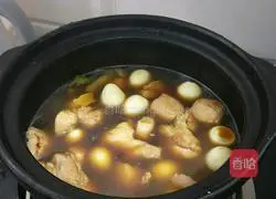 Illustration of Braised Pork Belly with Quail Eggs 3