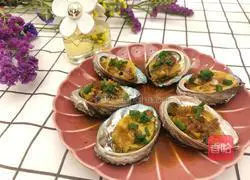 Illustration of how to make steamed abalone with garlic 10