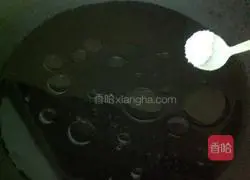 Illustration of how to make scallions, rapeseed hearts 2