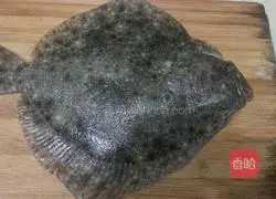 Illustration of how to make steamed turbot fish 1