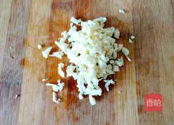 Illustration of how to make garlic vermicelli with open side shrimp 2