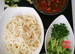 (Mushroom Meat Braised) Fried Noodles Recipe Illustration 10