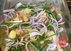 Black pepper Illustration of how to make whole chicken 3