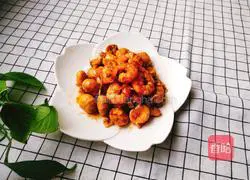 Illustration of how to cook chestnuts with fresh shrimps 17