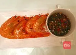 Illustration of how to make steamed prawns 6