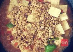 Illustration of how to make homemade minced meat and tofu 8